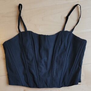 Jason Wu Black Crop Top with Sleek Design